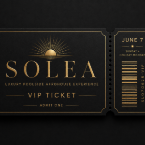 Ticket VIP — SOLEA Luxury Afrohouse Pool Party Medellín
