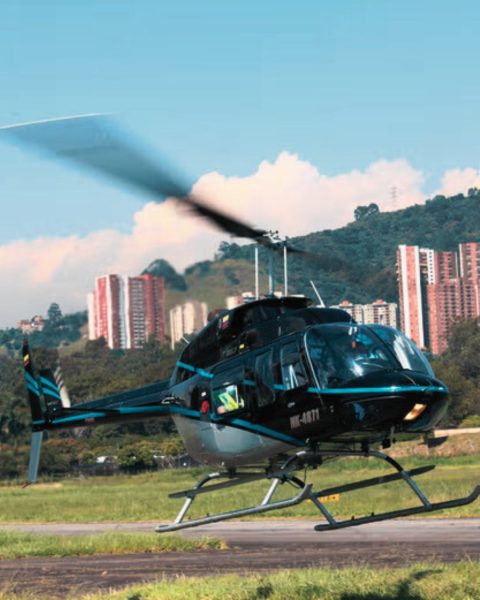 helicopter ride in medellin colombia